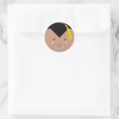 Creatieve afstudeerklassieke ronde sticker (Tas)