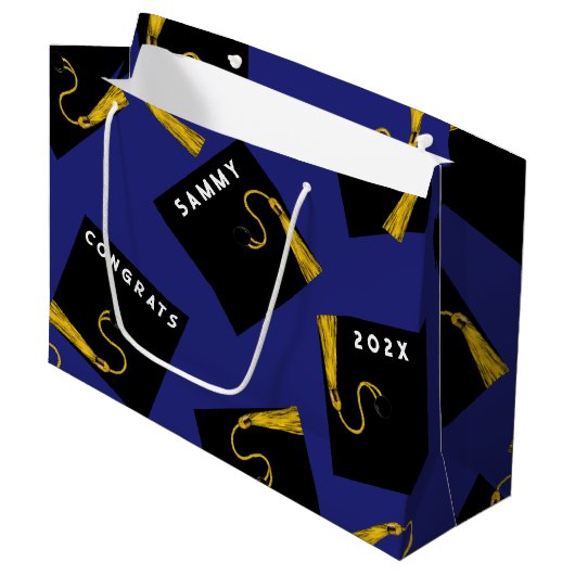 Creatieve afstudeertas grote cadeautas (Voorkant Gekanteld)
