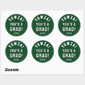 Creatieve Afstuderen 2026 Ronde Sticker (Vel)