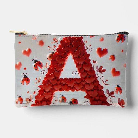 Creatieve Alfabet Letter A met Hartvormen Etui (Voorkant)