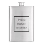 Creatieve, analytische, gepassioneerde klassieke f flacon (Voorkant)