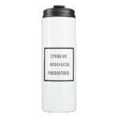 Creatieve, analytische, gepassioneerde thermische thermosbeker (Voorkant)