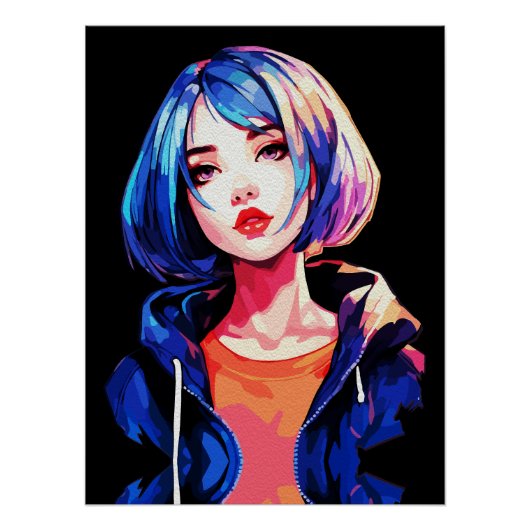 Creatieve Anime Muur Kunst | Meisjes 05 Perfect Poster (Voorkant)