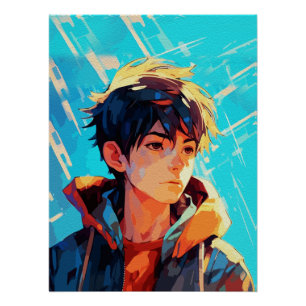 Creatieve Anime Muurkunst Jongens 18 Perfect Poster