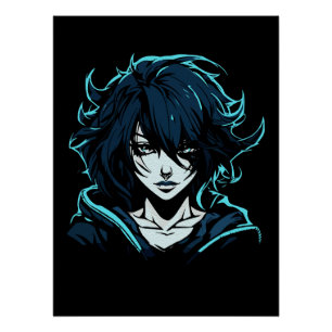Creatieve Anime Muurkunst Meisjes 17 Perfect Poster