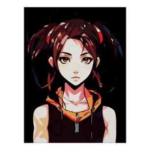 Creatieve Anime Muurkunst Meisjes 23 Perfect Poster