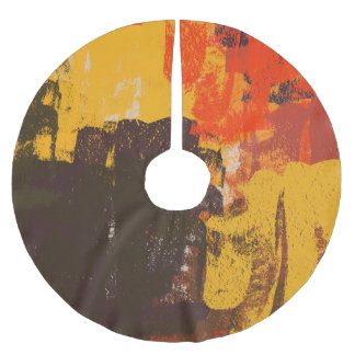 Creatieve artistieke schets, kleurrijke textuur. kerstboom rok