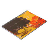 Creatieve artistieke schets, kleurrijke textuur. notitieboek (Linkerzijde)