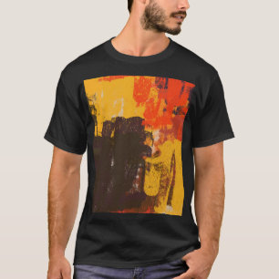 Creatieve artistieke schets, kleurrijke textuur. t-shirt
