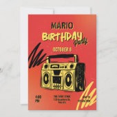 Creatieve artistieke street art muziek verjaardag kaart (Voorkant)