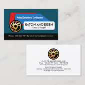 Creatieve Auto Placard Detail Visitekaartje (Voorkant / Achterkant)