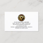 Creatieve Auto Placard Detail Visitekaartje (Achterkant)