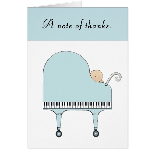 Creatieve baby bedankkaartjes (Voorkant)