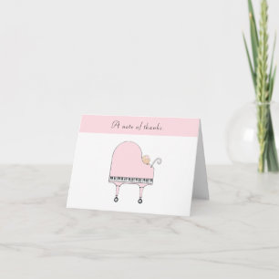 Creatieve baby bedankt kaartjes