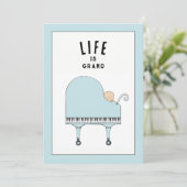 Creatieve babyshower uitnodigingen (Staand voorkant)