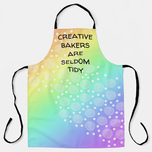 Creatieve bakkerijen zijn zelden driehoeksgradiënt schort (Voorkant)