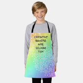 Creatieve bakkerijen zijn zelden Kinder pietluttig Schort (Gedragen)