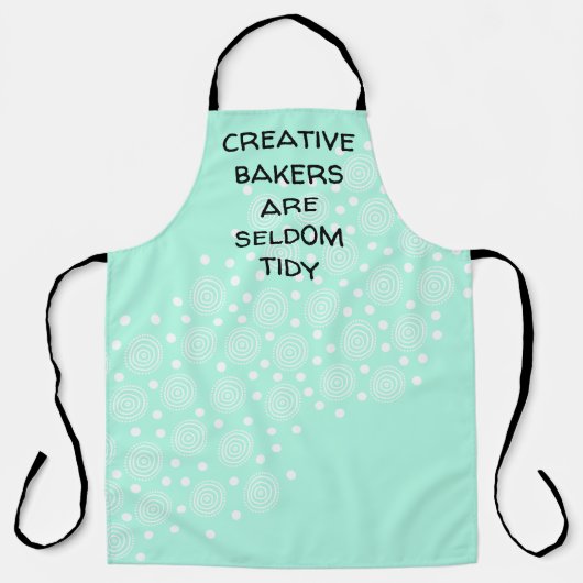 Creatieve bakkers zijn zelden tidy Schort (Voorkant)