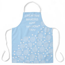 Creatieve bakkers zijn zelden tidy Schort