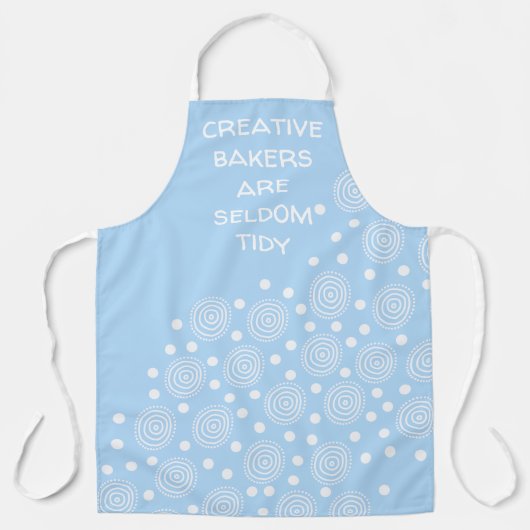 Creatieve bakkers zijn zelden tidy Schort (Voorkant)