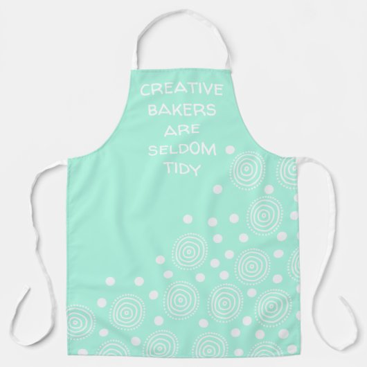 Creatieve bakkers zijn zelden tidy Schort (Voorkant)