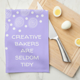 Creatieve bakkers zijn zelden tidy theedoek
