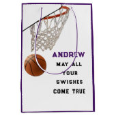 Creatieve Basketbal Medium Gift Bag Medium Cadeauzakje (Voorkant)