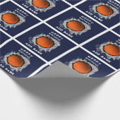 Creatieve Basketbal Verjaardag Cadeaupapier (Hoek)