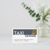 Creatieve Belasting Auto Dienst Blauwe Laag Visitekaartje (Staand voorkant)