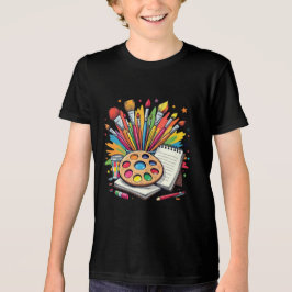 Creatieve bemanningsklas kunstklas Tri-Blend shirt