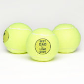 Creatieve beste vader cadeau tennisballen (Multi)