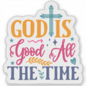 Creatieve Bijbelvers Sticker met levendige kleuren (Voorkant)