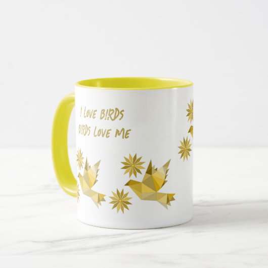 CREATIEVE BIRD-MOK VOOR CADEAU MOK (Voorkant links)