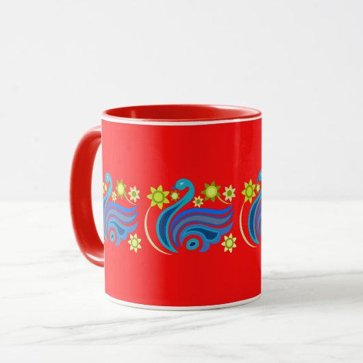 CREATIEVE BIRD-MOK VOOR CADEAU MOK (Voorkant links)