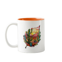 Creatieve blad mok voor koffie of thee