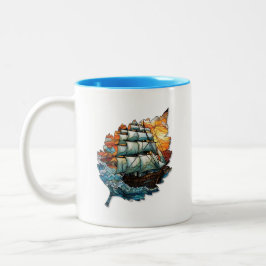 Creatieve blad mok voor koffie of thee