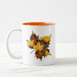 Creatieve blad mok voor koffie of thee