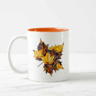 Creatieve blad mok voor koffie of thee