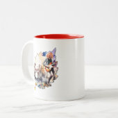 Creatieve blad mok voor koffie of thee (Voorkant links)