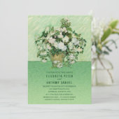 Creatieve  Bloemenvaas Unieke bruiloft Kaart (Staand voorkant)