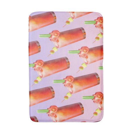Creatieve Bloody Mary Cocktail Badmat (Voorkant Verticaal)