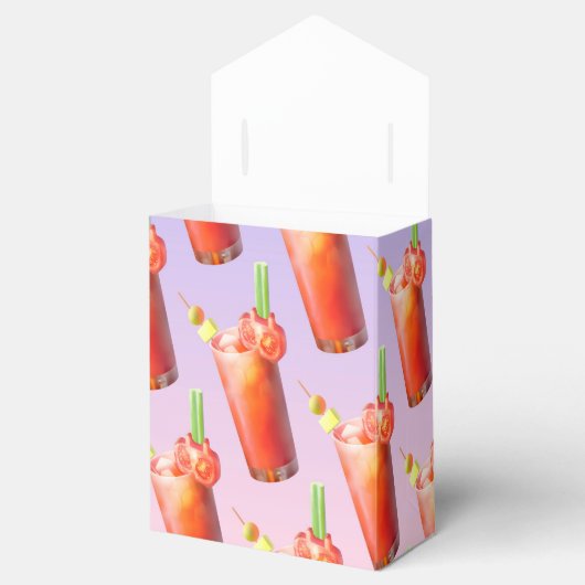 Creatieve Bloody Mary Cocktail Bedankdoosjes (Geopend)