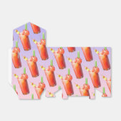 Creatieve Bloody Mary Cocktail Bedankdoosjes (Uitgevouwen)