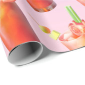 Creatieve Bloody Mary Cocktail Cadeaupapier (Rol Hoek)