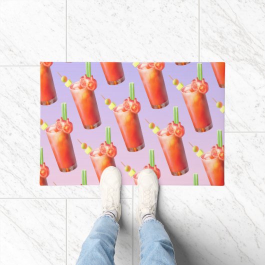 Creatieve Bloody Mary Cocktail Deurmat (Binnen)
