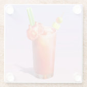 Creatieve Bloody Mary Cocktail Glazen Onderzetter (Achterkant)