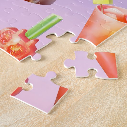 Creatieve Bloody Mary Cocktail Legpuzzel (Zijkant)