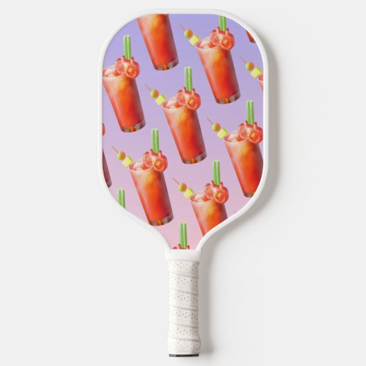 Creatieve Bloody Mary Cocktail Pickleball Paddle (Voorkant)