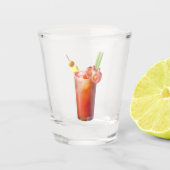 Creatieve Bloody Mary Cocktail Shot Glas (Voorkant)