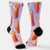 Creatieve Bloody Mary Cocktail Sokken (Gebogen)